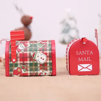 Kalėdų Saldainiai Dovanų Dėžutėje Amatų Geležies Talpinimo Pašto Dėžutę Kalėdų Papuošalų Kūrybos Modelį, Kalėdų Dekoracijos Namams