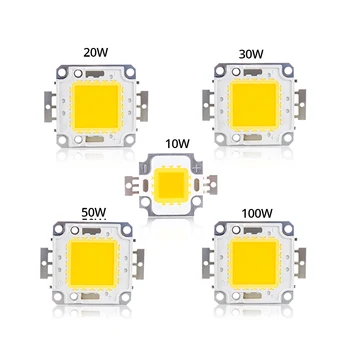 Balta/Šiltai Balta LED Šviesos Matrica COB Integruotos Lempos Chip 