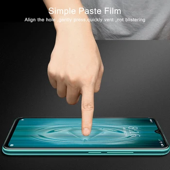 2vnt Stiklo Xiaomi Redmi Pastaba 8 Pro Grūdintas Stiklas Visiškai Padengti Klijų Screen Protector Filmas apie Redmi Pastaba 8 Pro 