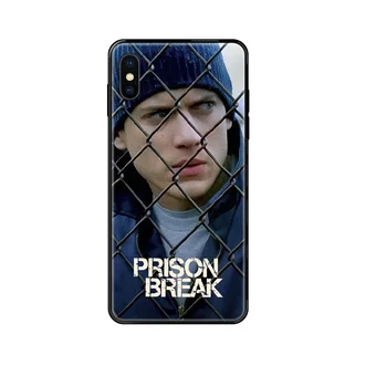TV Prison Break Telefono dėklas Skirtas iphone 4, 4s, 5 5S SE 5C 6 6S 7 8 plus X XS XR 11 PRO MAX 2020 juoda tpu Etui gana bamperis 3D