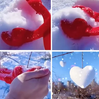 Plastikiniai Putinas Maker Įrašą Animacinių filmų Antis Putinas Įrašą Žiemos Sniego, Smėlio Pelėsių Priemonė sniego Gniūžtės Kova Lauko Įdomus Sportas