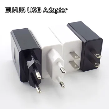 5V 1A 2A 3A Kelionės USB Įkroviklis Maitinimo šaltinis Wall Desktop Adapter Telefono Maitinimo Bankų Apmokestinimo ES/JAV Plug