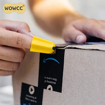 WOWCC Įrankį Pirštą Cutter Naudingumas peilis Saugos Namų Patvarus Silikoninis Office Paketo Laišką Sklypo Atidarytuvas Carton Greitai