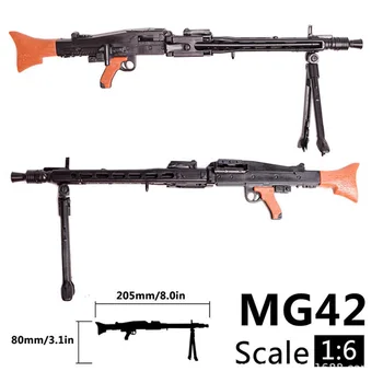 1/6 Masto 12 Colių Veiksmų Skaičiai Priedai antrojo pasaulinio KARO MG42 Sunkusis kulkosvaidis Žaislas 1/100 MG Gundam Aksesuaras Modelį M82A1 Žaislai Dovana
