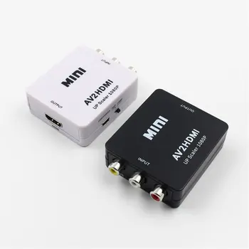 AV ir HDMI-suderinama Hd Converter Composite AV Cvbs 3Rca HDMI-1080P, suderinamas Konverteris, Adapteris, Vaizdo Upscaler Hd