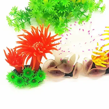 Akvariumas Modeliavimas Koralų, Žuvų Anemone Augalų, Žuvų Bako Apdailos Jūros Medžio, Silikono Dugno Puošimas Ornamentais