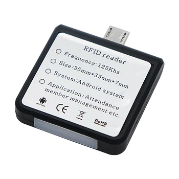 Mini RDA Reader Mobiliojo Telefono EM4100 TK4100 ID Kortelės Skaitytuvas 