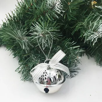 Kalėdų Metalo Bell Apdaila 4 Spalva Kalėdų Mažas Bell Medžio Apdaila Kalėdos Šalis Dekoro Kalėdų Dovana Pakabukas