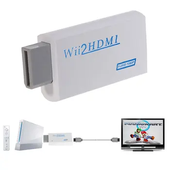 Nintendo Wii Vargo Plug and Play, Wii HDMI-1080p, suderinamas Konverteris Adapteris Wii 2 HDMI suderinamus 3.5 mm Audio Box