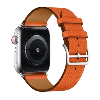 Odinis dirželis, Apple watch band 44mm 40mm iWatch 38mm 42mm Vieną turą watchband apyrankė 