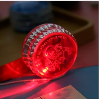 Vaikams Įdomu, Plastikiniai LED Šviesos Didelės Spartos Yoyo Kamuolys Spalvinga Flash Žaislai Vaikams Mėgstamiausias Vaikystės Žaidimas Dovanos