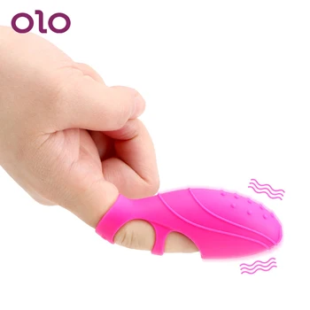 OLO Piršto Vibratorius G Spot Stimuliatorius Šokių Piršto Batų Erotinių Produktų Suaugusiųjų Lesbiečių Moteris Šokėja Klitorio Sekso Žaislai Moteris