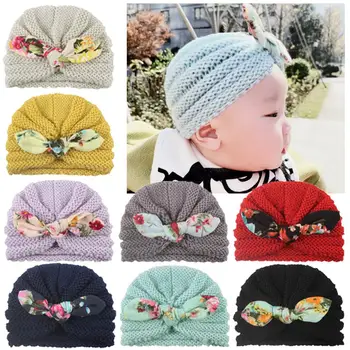 Megzti Kūdikių Žieminės Kepurės Mergaitėms, 12 Spalvų Perlų Kūdikio Kepuraitė Turbaną Kepurės Vaikams Bžūp Naujagimių Kepurės Mergaitėms Bamblys Priedai