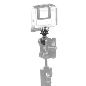 Nešiojamų Mini Trikojo Kamuolį Galva Bazė Adapterio Plastikiniai GoPro Hero 8 7 6 5 Osmo Veiksmų Sjcam Yi Kamera RAM Motociklu Stovai