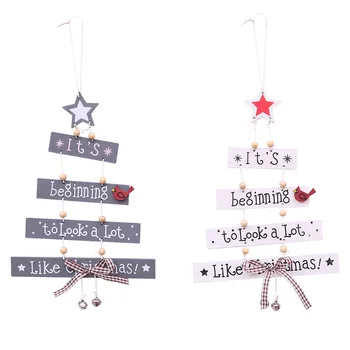1PC Restorano Kalėdiniai Papuošalai Medžio Ornamentas, Raštas Star Raštuotas Kabinti Priedai, Reikmenys Kalėdų Papuošalai