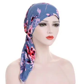 2020 Naujas mados Musulmonišką hidžabą kepurės moterims, Leopardas spausdinimui arabų apvyniokite galvą skara hijab underscarf kepurės turbante variklio dangčio