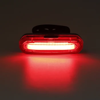 120 Liumenų USB Vandeniui Dviratį užpakalinis Žibintas Įkraunamas Galingas LED Dviračio Galinis Žibintas Naktį Jojimo Įspėjamoji Lemputė