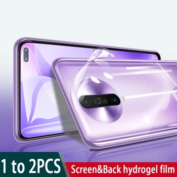 1 iki 2vnt atgal hidrogelio filmas apie Xiaomi Poco X2 F2 Pro Pocophone F1 Pocofone X 2 F 1 f2pro screen protector, nr. grūdintas stiklas