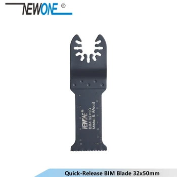 NEWONE Quick-Release 10/20/32/45/65mm Bi-metalo Virpesių MultiTool Renovator pjūklų BIM geležtės elektrinių įrankių priedai