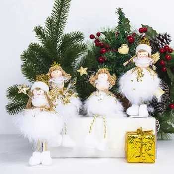 Kalėdų Angelas Lėlės Žaislas, Kalėdiniai Papuošalai, Namų Kalėdų Eglutės Papuošalus Kalėdos Vaikams, Naujųjų Metų Dovanos Stalo Apdailos