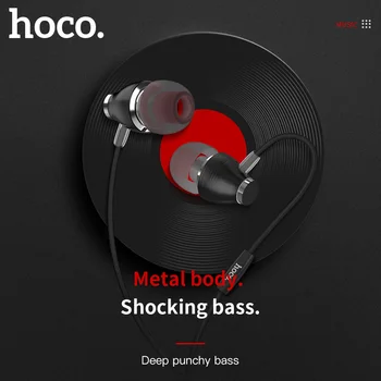 HOCO Hi-Res Audio In-Ear Ausinės Metalas, Heavy Bass Garso Muzikos Ausinės Aukštos klasės Prekės ženklo laisvų Rankų įranga fone de ouvido Telefono PC