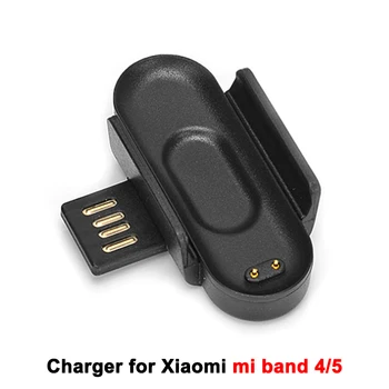Įkroviklio Xiaomi Mi Band 2 3 4 5 Įkrovimo Kabelis Mi Juosta 5 4 C Tipo su USB Moterų Įkroviklis, USB Laidas Duomenų OTG adapteris