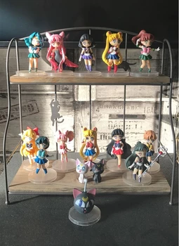 2019 16 Naujų Stilių, Seksuali Mergina, Sailor Moon Duomenys Usagi Tsukino Sailor Marsas Jupiteris Saturnas Merkurijus Venera Anime Pvc Modelis Lėlės
