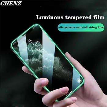 Šviesos Grūdintas Stiklas ant iphone 12 Mini Pro 11 Max XR X XS 6 6s 7 8 Plus SE 2020 Apsauginis stiklas Screen Protector
