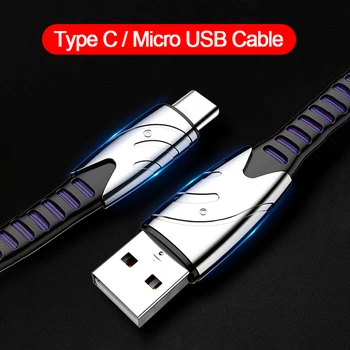 3 in 1, USB Kabelis, Kelių Mokestis, Micro USB C Tipo Kabelio 