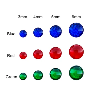 Žvejybos Masalas Akis 300pcs/set Mėlyna Žalia Raudona 3D Holografinio Musė 