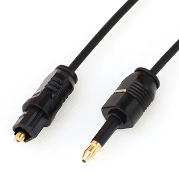 3.5 mm Mini Toslink Į Toslink Kabelis Skaitmeninis Optinis Audio jungties adapterio Kabelį OD2.2mm 1m 1,5 m 2m 3m 3ft 5t 6ft 10ft