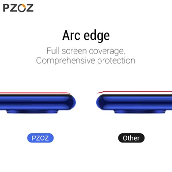 PZOZ Už Xiaomi Redmi Pastaba 9s 7 8 K20 7A Mi 10 Pastaba CC9e Pro 9t Mi9 Screen Protector Visiškai Padengti Grūdinto Stiklo Apsauginė Plėvelė
