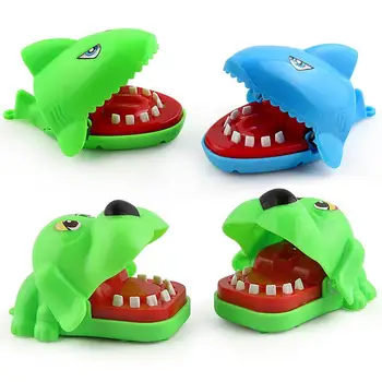 4Types Naujų Kūrybinių mažo Dydžio Krokodilas Burną Bite Piršto Žaidimo Juokingi Gags Žaislas Vaikams Žaisti Įdomus Halloween Juguetes Žaislai
