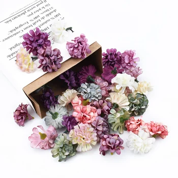 6pcs Šilko Gvazdikų galvos gėlių sienos Motinos Diena dekoratyvinės gėlės nuotaka sagė dirbtinės gėlės šalies namų puošybai