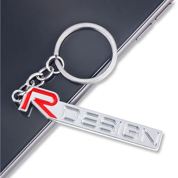 Automobilio Stilius 3D Metalo Rdesign Emblema keychain paketų prižiūrėtojų raktinę 