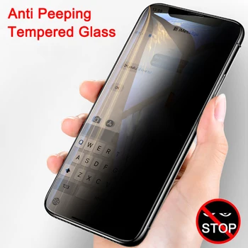 Anti-spy Grūdintas Stiklas Huawei P20 Lite Stiklas Garbę 10i 8A 8X 8S 9A 9X 10 P40 30 P Smart Plus 2019 Z Screen Protector Filmas