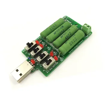 USB DC Elektroninis Apkrovos Didelės Galios Išleidimo Varžos Rezistorius Reguliuojamas 4 Natūra Dabartinės Pramoninės Baterijos Talpa Testeris