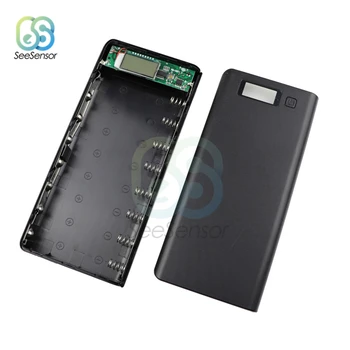 8X18650 Galia Banko Baterija Lauke Mobiliojo Telefono Įkroviklis USB Dual 