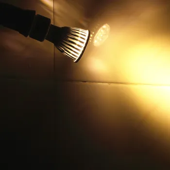 Pritemdomi LED Prožektoriai, GU10 3W 4W 5W 85-265V Lampada LED Lempos, E27 220V 110V GU5.3 Vietoje Žvakė Luz LED Lemputės MR16 DC 12V Apšvietimas