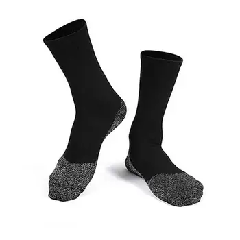 1 Pora Šiltas Terminės Kojinės Žiemos 35° Aluminized Pluošto Kojų Šilta Ir Sausa, Šilumos Izoliacija Black Unisex Besiūlių Aksomo Miega