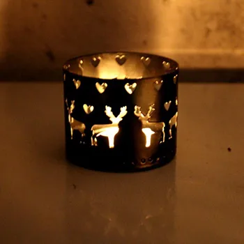 2# Xms Tuščiaviduriai Žvakių Laikiklis Žvakidė nešiojamų išskirtinį Kūrybos dovana Kalėdų Dekoro Šalis Dekoro ornamentuose