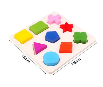 Klasikinis mokymosi Švietimo Montessori Mediniai Matematikos Žaislai, Dėlionės, Žaislų, Vaikų Mokymo Įranga Išteklių Geometrijos Dovanos