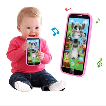 Kūdikių Švietimo Telefono anglų kalbos Mokymosi Mobiliojo Telefono Ekrane Telefonas Žaislą Dovanų Mokymosi Vaikams Simuliatorius, Žaislai, Muzikos B0U5