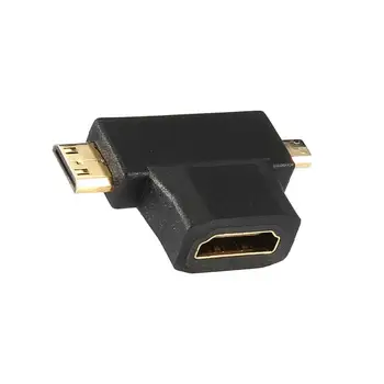 Garso Adapteris Mini Hdmi Micro Į Standartinį HDMI Adapteris Paviršiaus Telefono Fotoaparato Adapteris