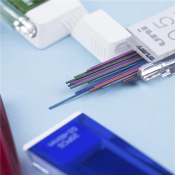 1Pcs Japonija Uni Nano Dia Spalva 0.5-202NDC spalvos Mechaninė, pieštukų šerdelės, šerdelės, 0,5 mm, rašymo reikmenys 202NDC