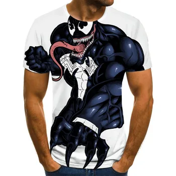 Nuodai T-shirt vyrai atsitiktinis 3D spausdinimo juokingas cool cosplay Tees Harajuku gatvėje vasaros marškinius vyras