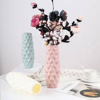 Plastikiniai Origami Vaza Imitacija Keramikos Vazonas Butelis Konteinerių Išdėstymas