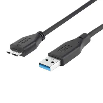 0,5 m USB 3.0 A Tipo į Micro B Keitiklio Kabelį USB3.0 Spartus Duomenų Sinchronizavimo Kabelis Laido Viela, skirtą Išorinį Kietąjį Diską Diskas HDD