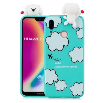 3D Minkšti Silicio TPU Case For Huawei 30 Lite Mielas Panda Pelėda Vienaragis Telefoną Atveju Huawei P20 30 Pro P10 P8 P9 Lite 2017 Dangtis
