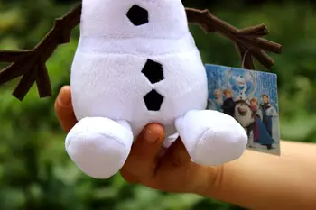 23cm Olaf Animacinių filmų Anime Pliušiniai Žaislai Anna Elsa Sniego Olaf Įdaryti Minkštas Pliušinis Lėlės Vaikų Dovanų